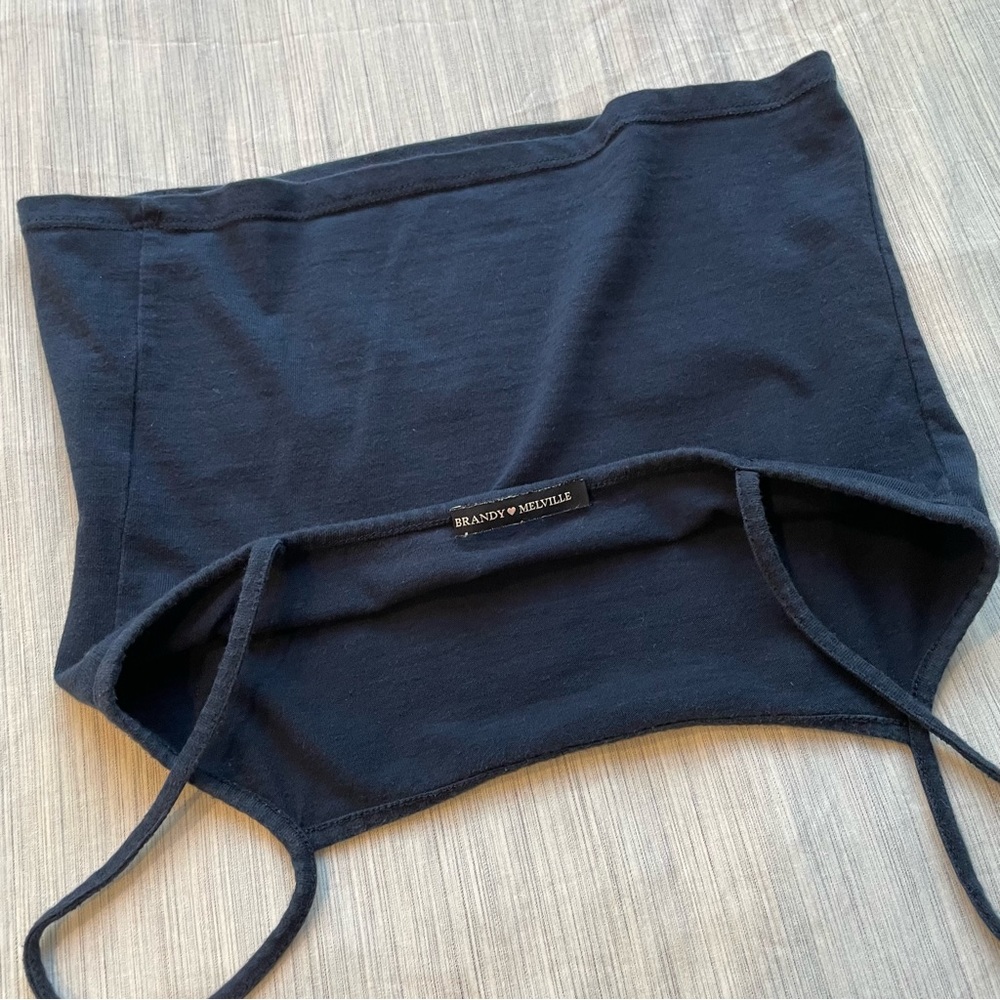 Brandy Melville Navy Blue Cotton Camisole Top - Picture 5 of 10